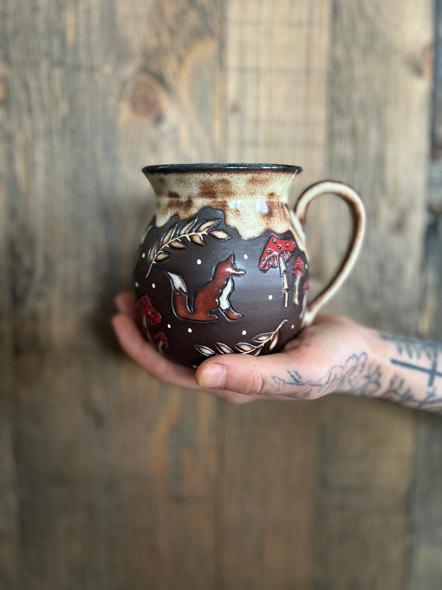 pre order for Foxy pattern Mug