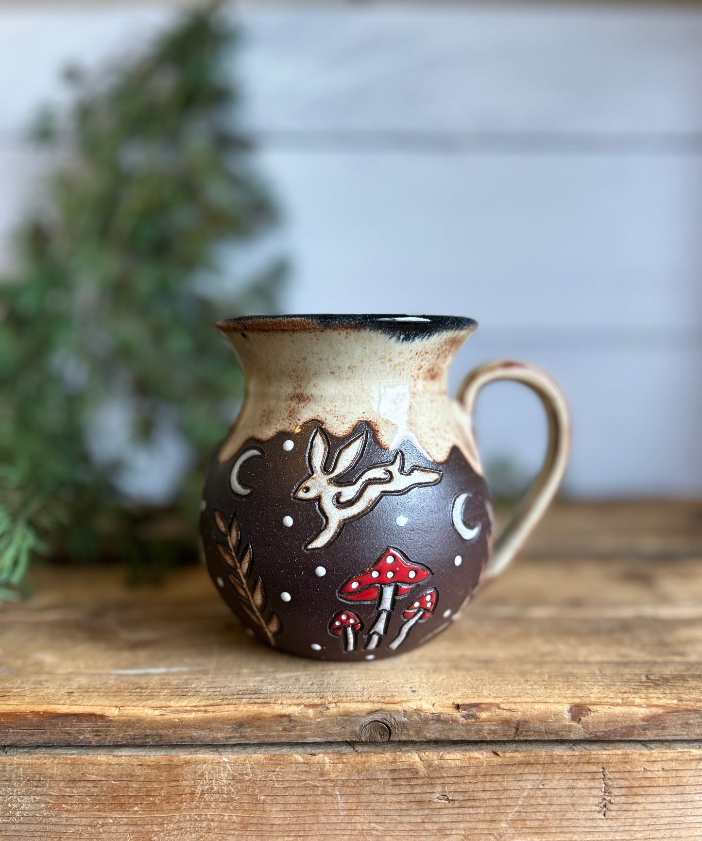 Rabbit Pattern Mug , Pre order